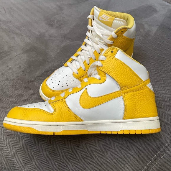 2012 Vintage Sail Pack Varsity Maize Nike Dunk Highs - Picture 2 of 5